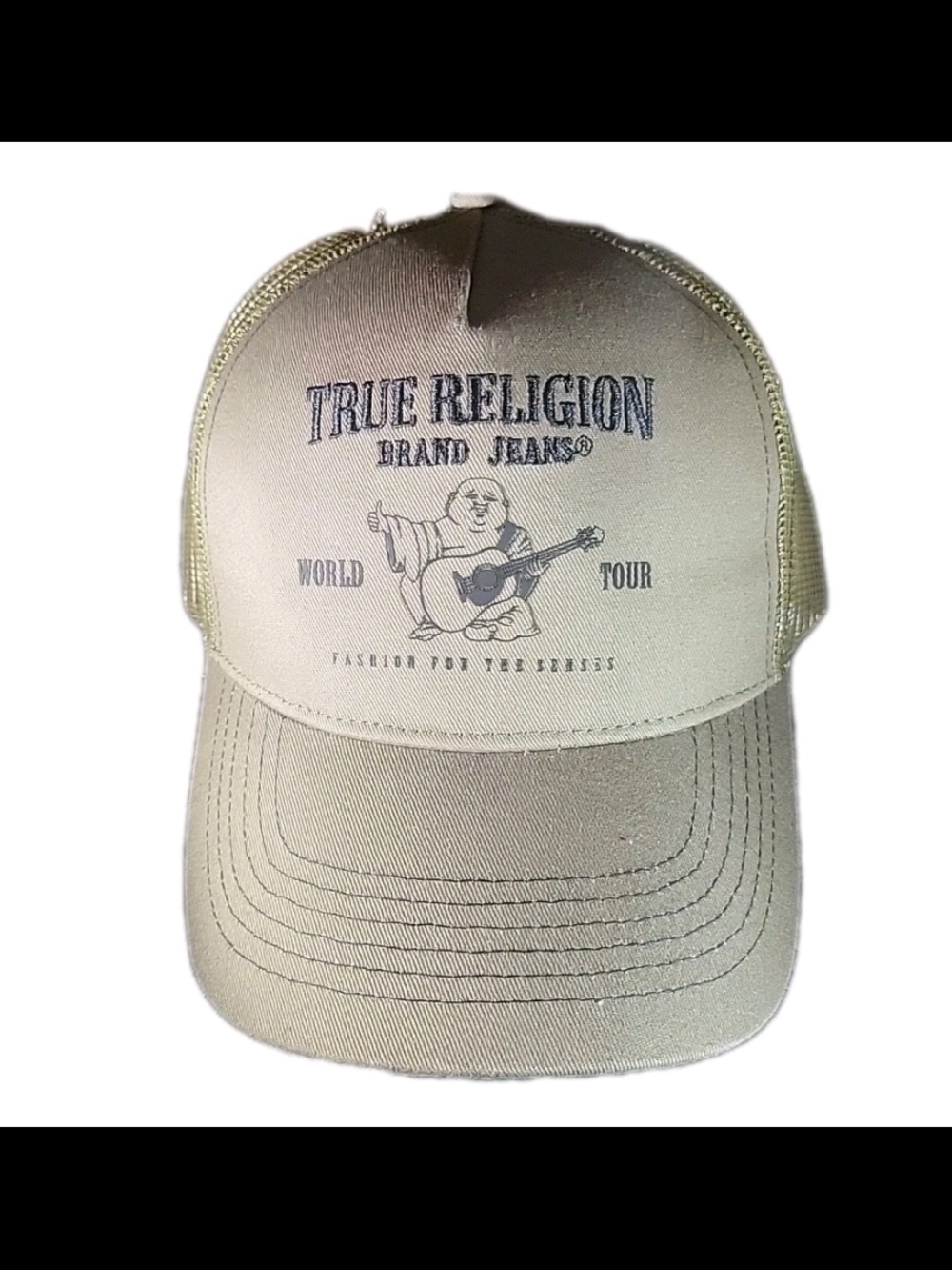 True Religion Trucker Buddha Logo Mesh Cap - Picture 5 of 8